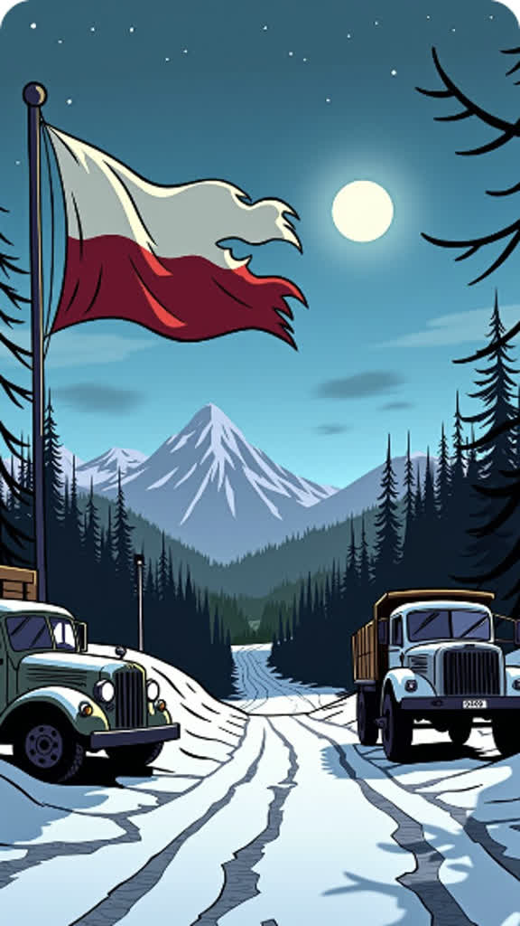 Comic visual style preview for trend-led faceless reels
